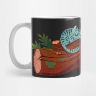 sleepy woodsy cat Mug